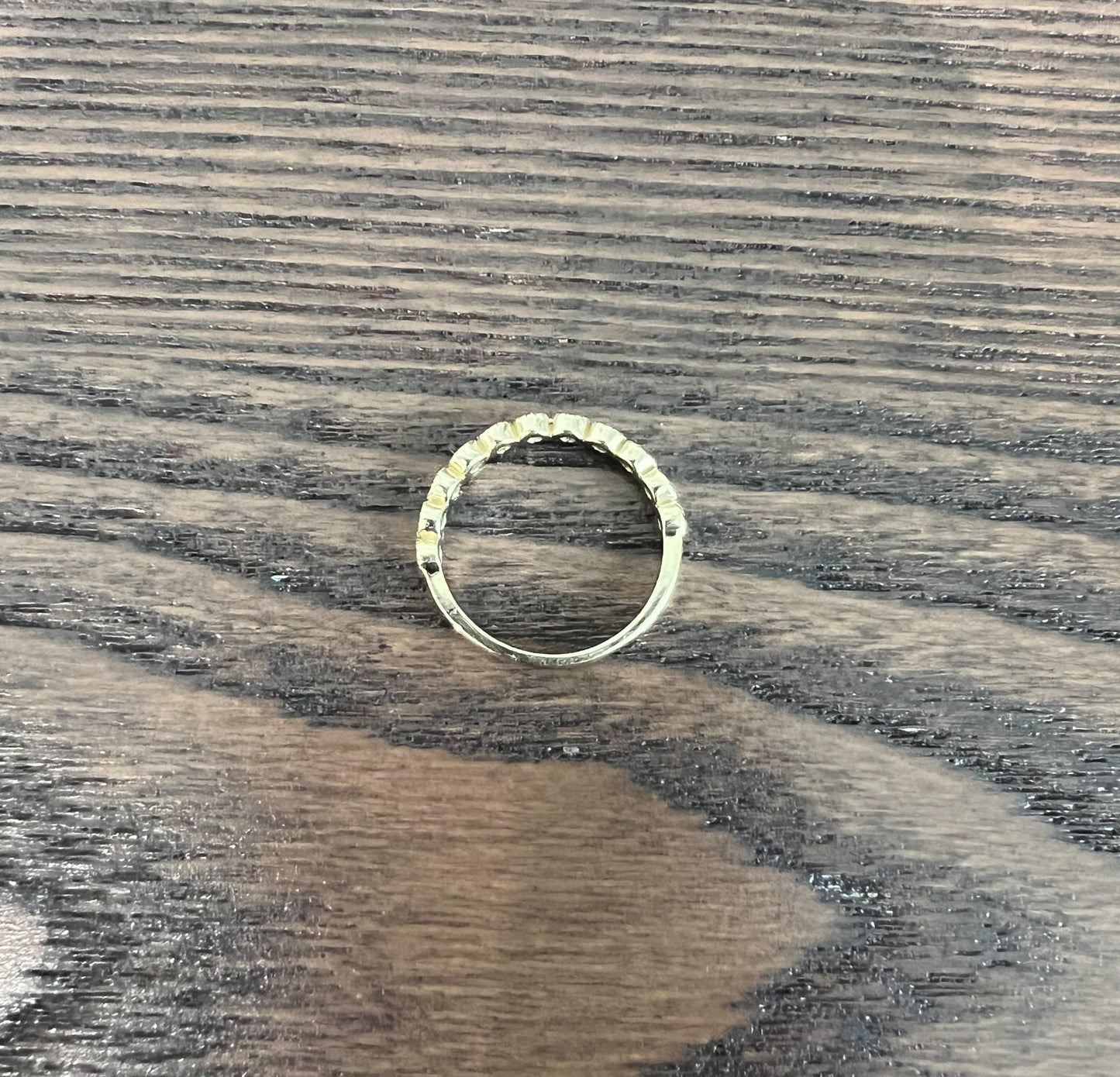 0.44 Carat Diamond 14 Karat Yellow Gold Band