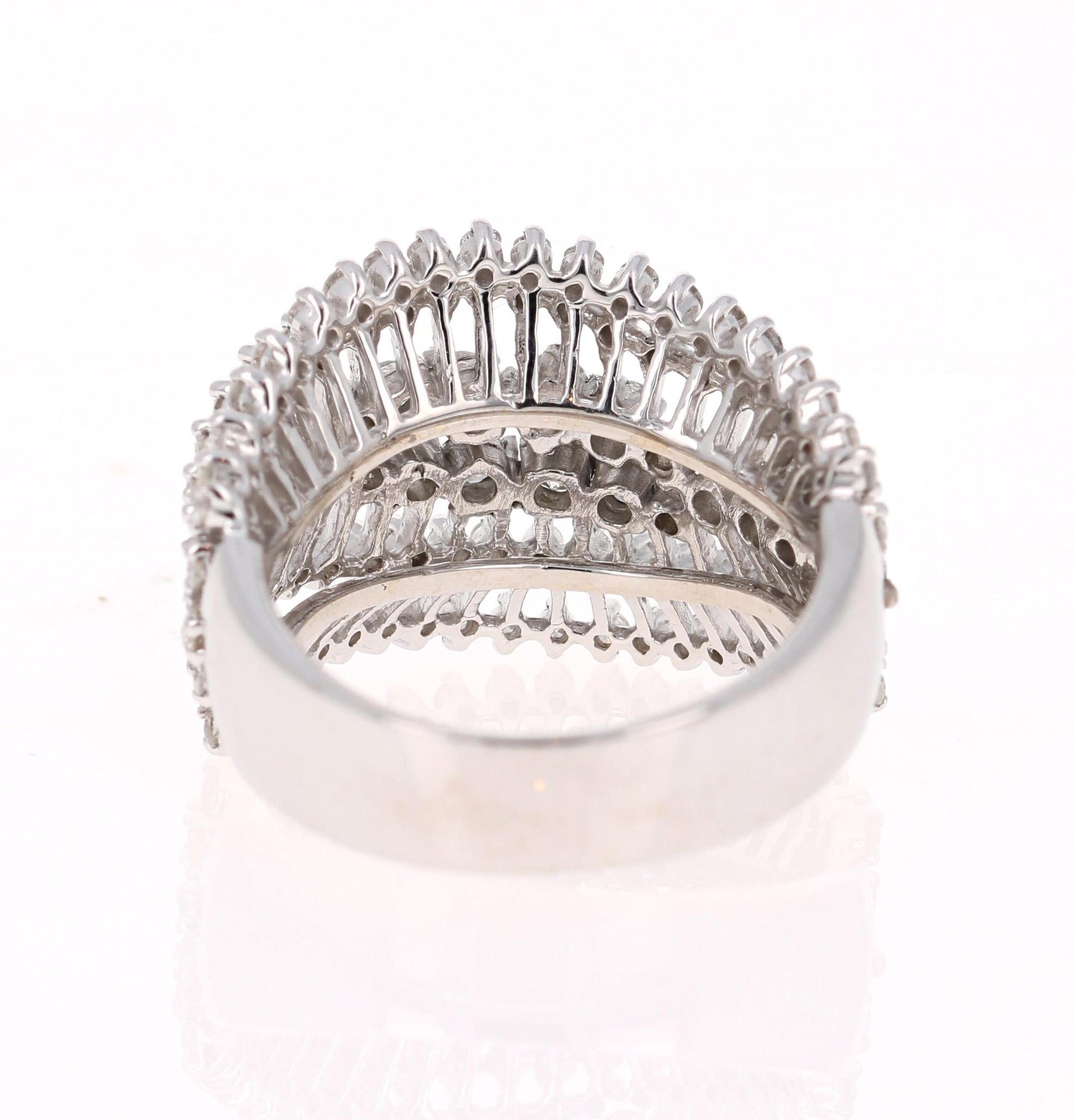 Roshe Jewels Diamond Ring 1.49 Carat Natural Diamonds 14KW Gold